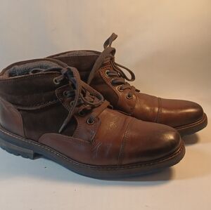 Fat Face Retro Men's  size 8 Brown Leather Boots